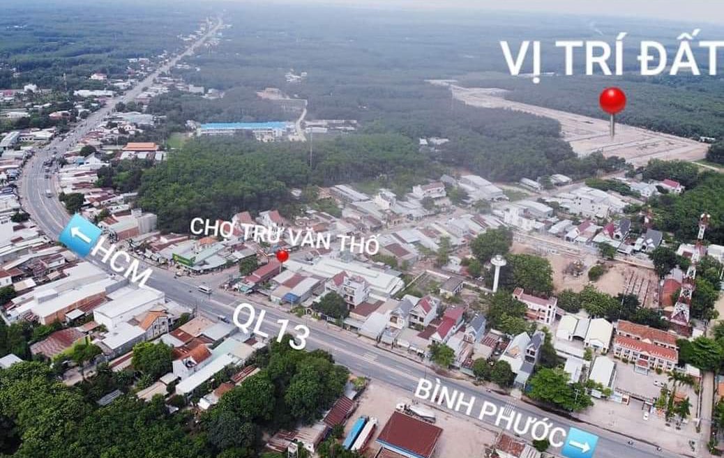 Vị trí dự án Thuận Phát Land Bàu Bàng